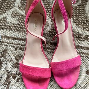 Hot pink wedges size 10